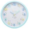 Настенные часы Tsujiseru Sanrio, мятно-зеленые, диаметр 30 см, аналоговые, бесшумные, с непрерывной секундной стрелкой, дизайн Pochacco, 2926238