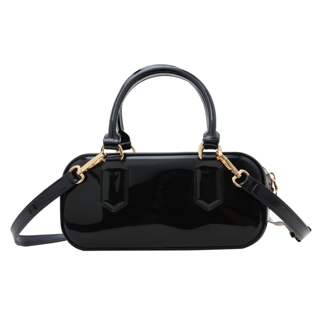 2025 Модная сумка-подушка через плечо из ПВХ-желе карамельного цвета - Большая вместительная женская сумка