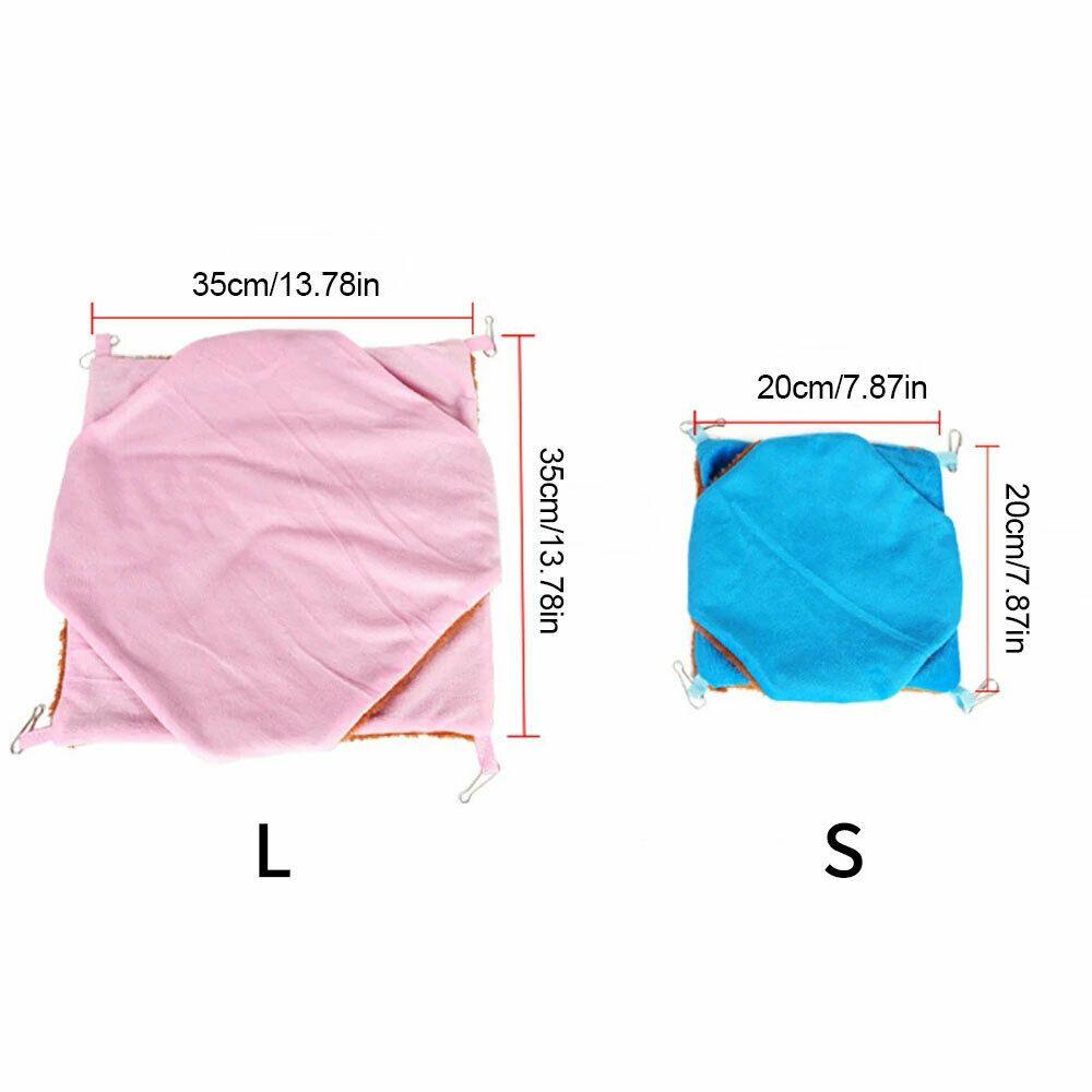 Палатка Гнездо для морской свинки Дом для хомяка Подвесная клетка для домашних животных Гамак для хомяка Кровать для сна маленького животного