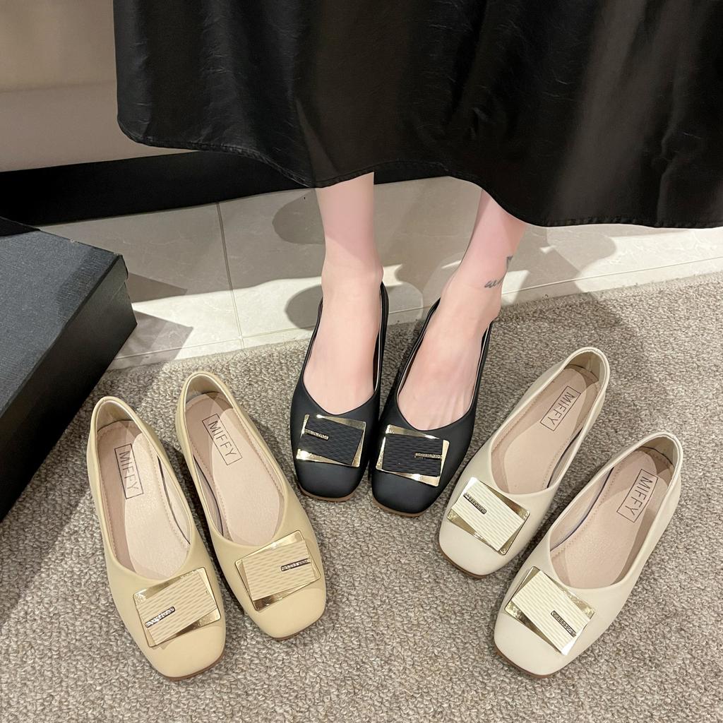 Весенне-осенние новые туфли-лодочки в сказочном стиле, женские, французские, с низким каблуком, с мелким вырезом, квадратным носком, с мягким характером, туфли бабушки, женские