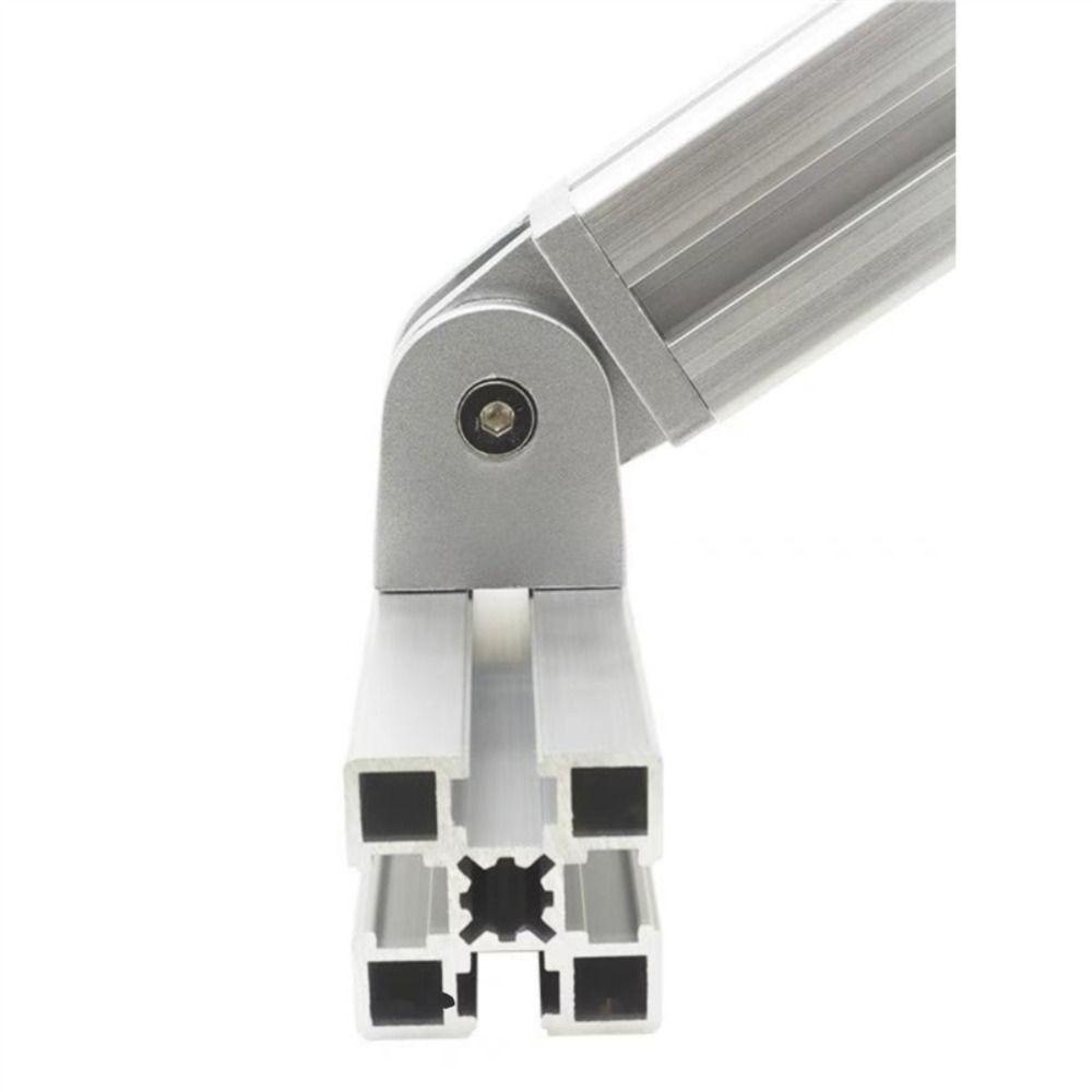 Sliding Base Pivot Joint Connector Right Angle Connector Industrial Aluminum Profile