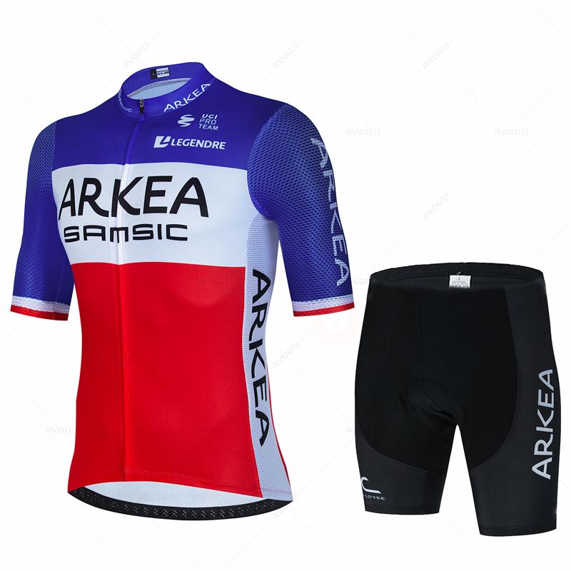 Дышащий летний велосипедный костюм Arkea-Pro Team для мужчин 2026 года, летняя велосипедная одежда, дышащая мужская одежда для МТБ, спортивный костюм