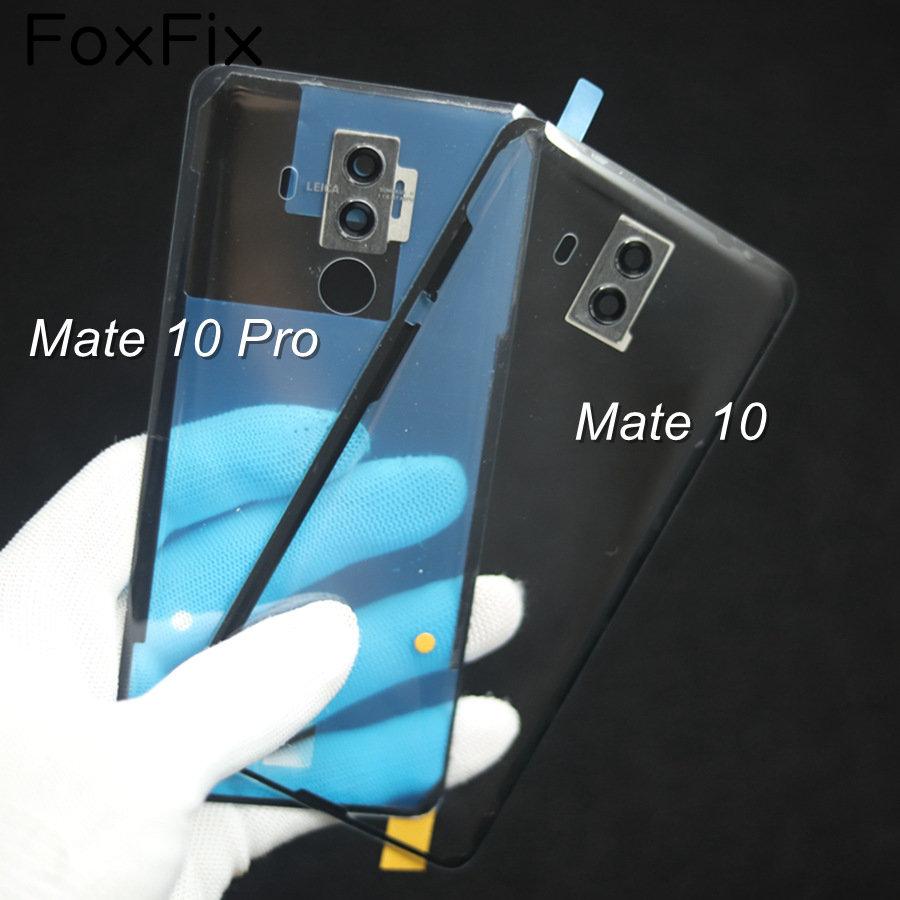 Прозрачное стекло для Huawei Mate 10 20 30 Pro, задняя дверь с аккумулятором и объективом камеры
