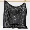 Breathable Cashew Nut Print Silk Scarf Korean Style Square Handkerchief Small Scarves  Beach