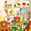80PCS Super Mario Магнитные блоки STEM Игрушка Строительный набор для мальчиков и девочек в возрасте от 3 лет Сенсорные игрушки для малышей Подарки Конструкторы