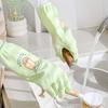 2Pairs Waterproof Winter Cleaning Gloves Anti Slip Kitchen Gloves Dishwashing Gloves  Gardening