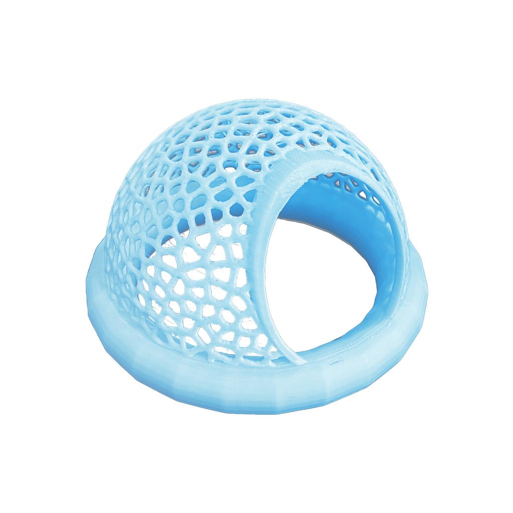 Breathable Plastic Reptile Hideout Dome, Lightweight Mesh Shelter for Small Pets, Lizard, Gecko, Snake Habitat Decor, Easy to Clean