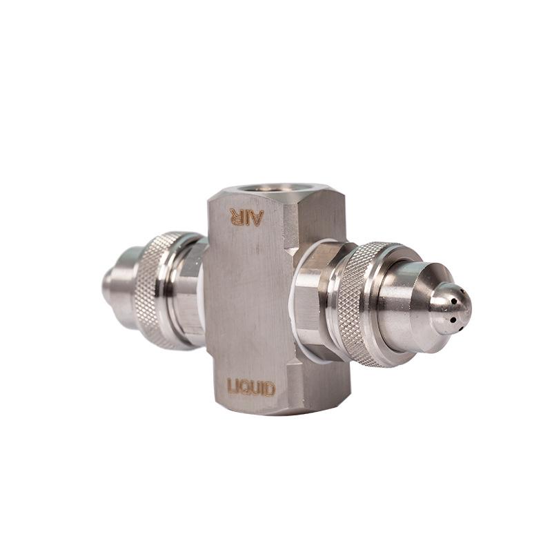 Двунаправленное воздушно-распылительное сопло из нержавеющей стали для промышленного охлаждения и очистки
