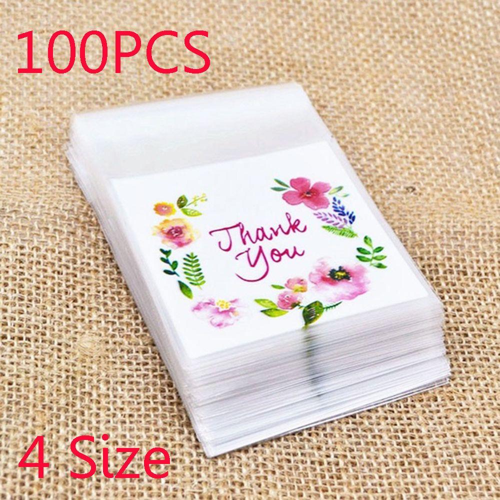 Baking Pastry Tool Biscuit Thank you Candy Pockets Packaging Bag Cookie Bags Wrapping Supplies