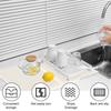 Kitchen Dish Drying Silicone Mat Raised Stripes Outlet Design Countertop Sink Draining Pad Non-slip Tableware Insulating Mat