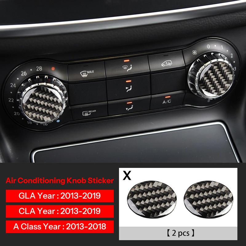 For Mercedes Benz A Class W176 GLA X156 CLA Accessories Car Interior Air Conditioning CD Console Panel Cover Trim Car Styling