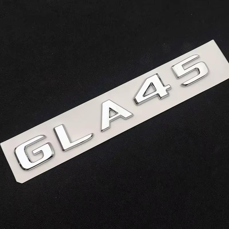 3D ABS Car Rear Trunk Badge Letters GLA 35 45 45S Turbo 4matic Emblem Logo For Mercedes GLA35 GLA45 GLA45S AMG X156 Accessories