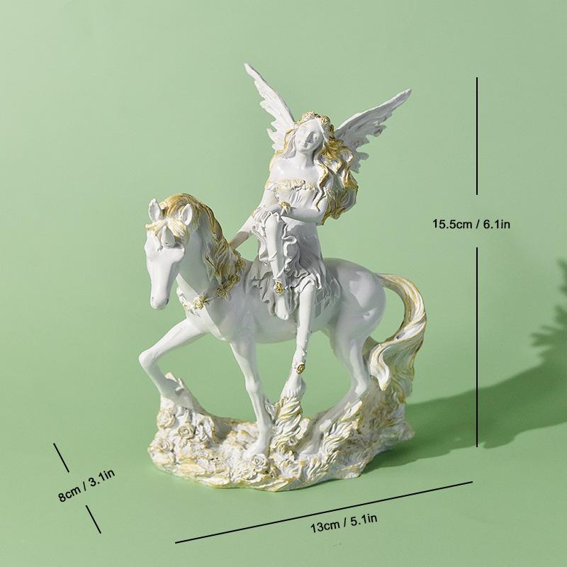 Легкая роскошь, украшение в виде феи цветов, фигурка ангела, эльфа, украшение для гостиной, прихожей, комнаты, спальни