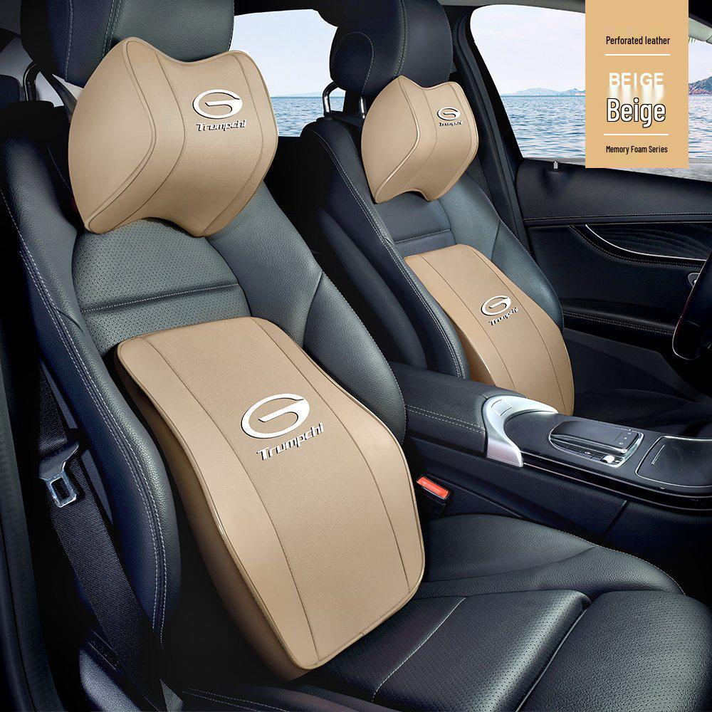 Подушка для подголовника и поясничной поддержки автомобиля Trumpchi GS3, GS4, GS8, Подушка для поддержки шеи и поясницы M6, M8, Shadow Leopard