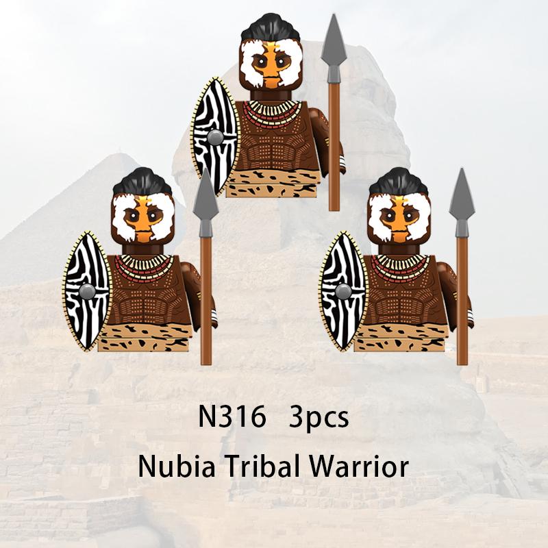 3 шт. Средневековые египетские солдаты строительные блоки замок орел рыцари фигурки копье убийца лук оружие меч военные кирпичи игрушки