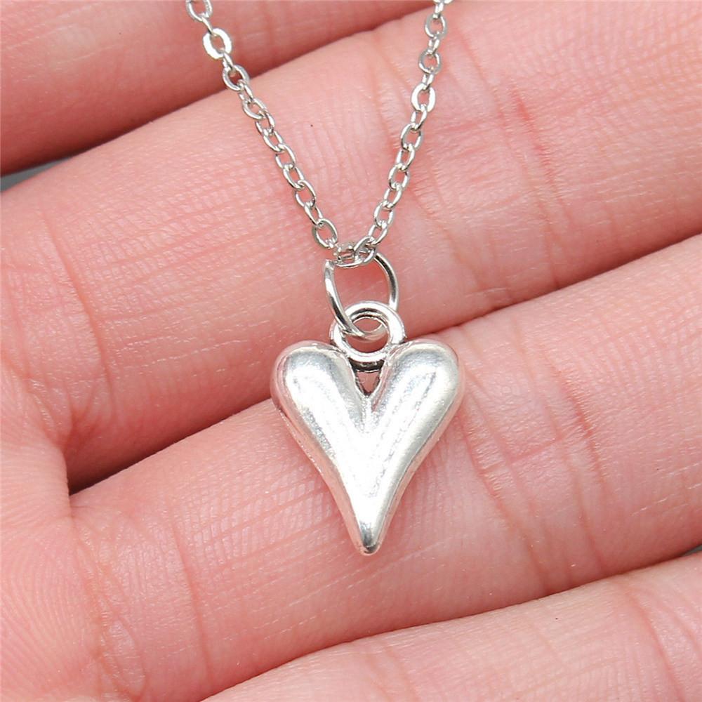 Ожерелье с крыльями ангела в форме персикового сердца, 40 см, короткая цепочка, украшения для девочек, День отца, кавайные материалы