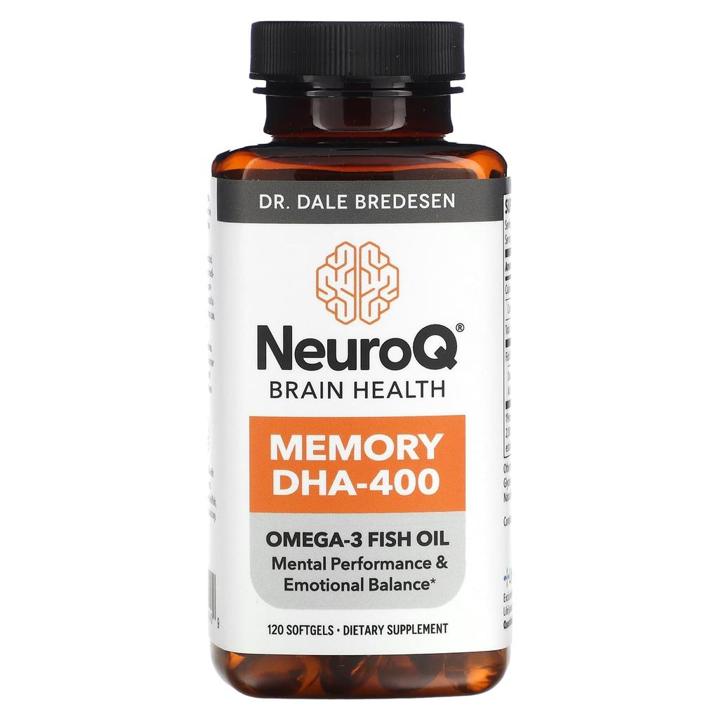 LifeSeasons NeuroQ здоровье мозга, память ДГК-400, 120 мягких капсул