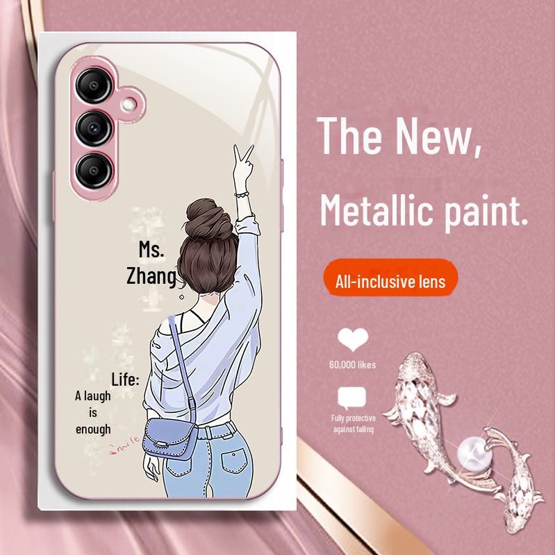 Samsung A20S Biye Girl A20 Boy A52 Liquid A73 Personality S30 Full Coverage Lens - Hundred Family Names Applicable