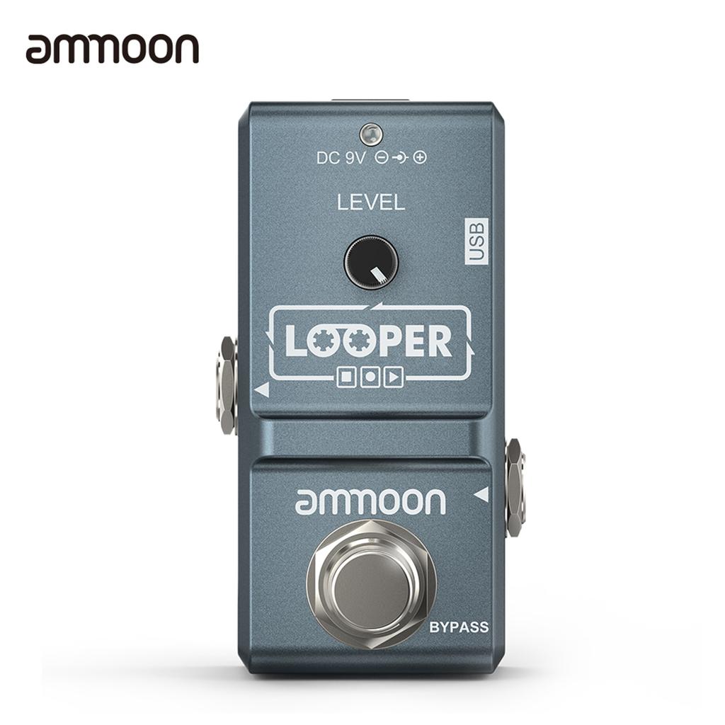 Ammoon AP-09 Nano Series Loop Electric Guitar Effect Pedal Looper True Bypass Unlimited Overdubs 10