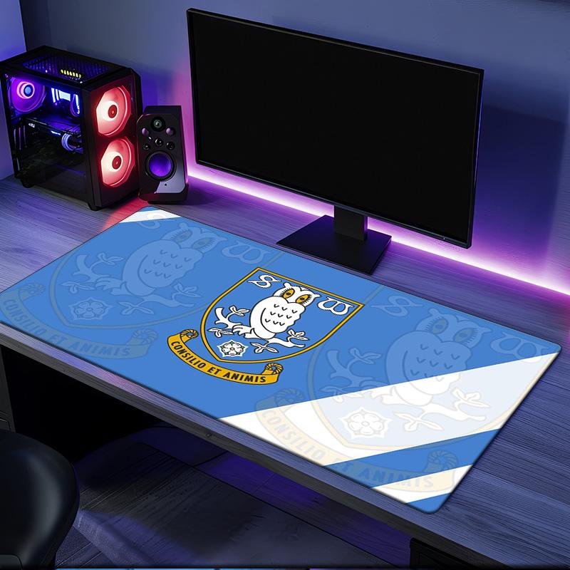 Коврик для мыши с гербом Sheffield Wednesday, резиновая основа, коврик для игрового стола, коврик для мыши для геймеров и офисного использования, игровой стол, легко моющийся коврик