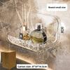  Acrylic Bathroom Wall-mounted Storage Rack for Cosmetics Modern Simple Style