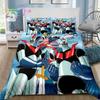 Robot Grendizer Bedding Set Single Twin Full Queen King Size Bed Set Adult Boys Bedroom Anime Bedding Gift