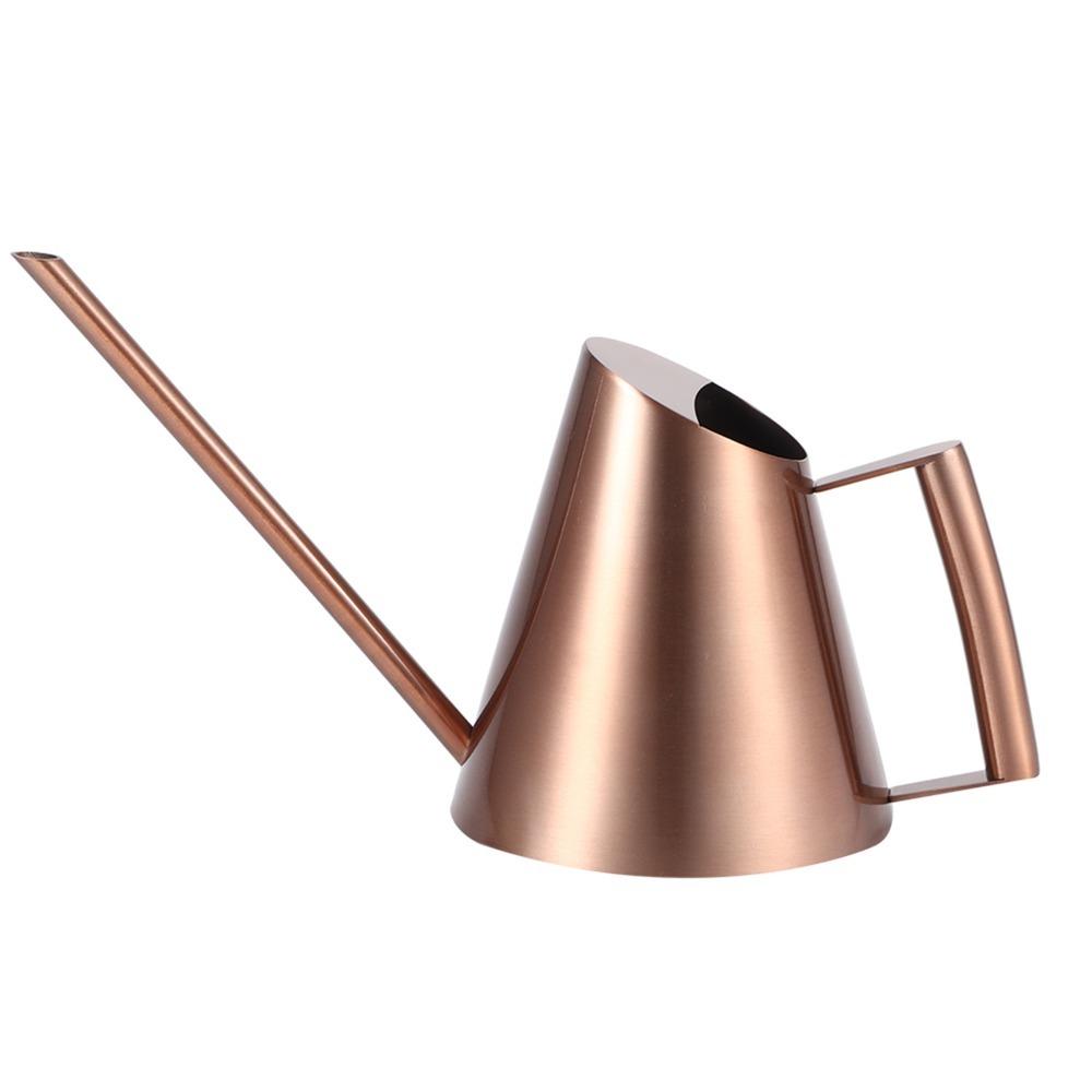 Ergonomic Handle Watering Can Stainless Steel Plant Waterer Plant Watering Pot  Home Gardening
