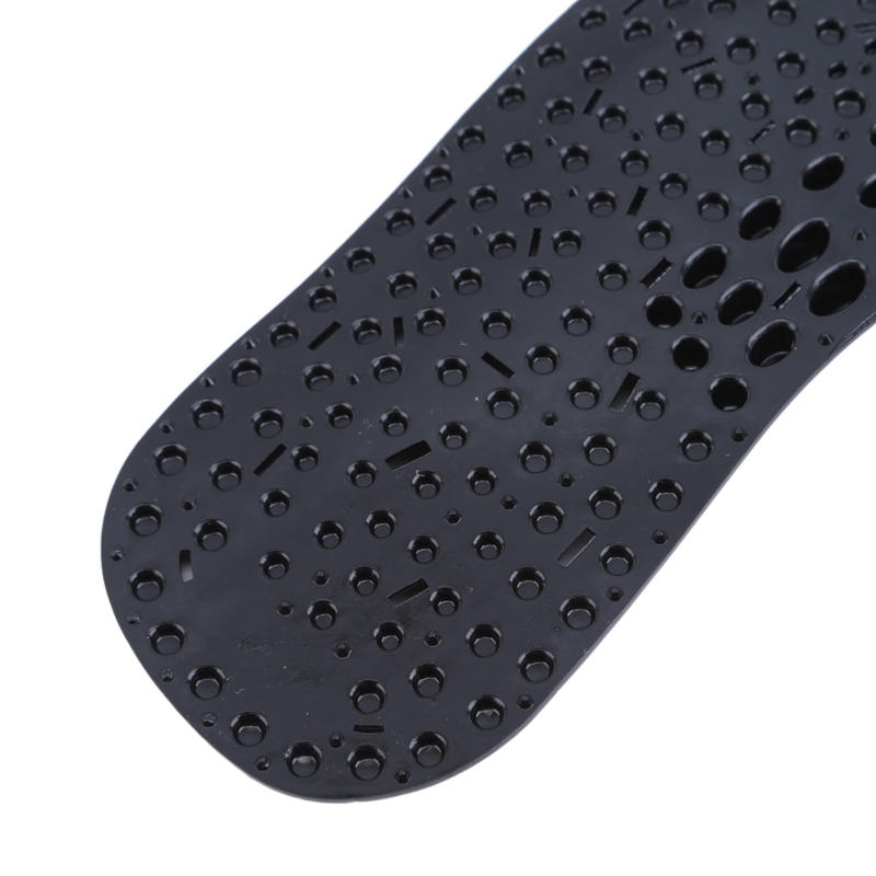 1 пара массажных стелек, акупрессура с отрицательными ионами, для ухода за ногами, дышащая стелька