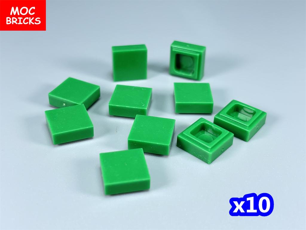 100 шт./лот Плитка MOC 1x1 3070 DIY Каркас Комнаты Дом Город Образовательные Строительные Блоки Собираемые Частицы Игрушка Подарок для Детей