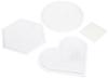 Kawada Perler Beads Transparent Plate L (Heart, Rock, Circle) 80-26059