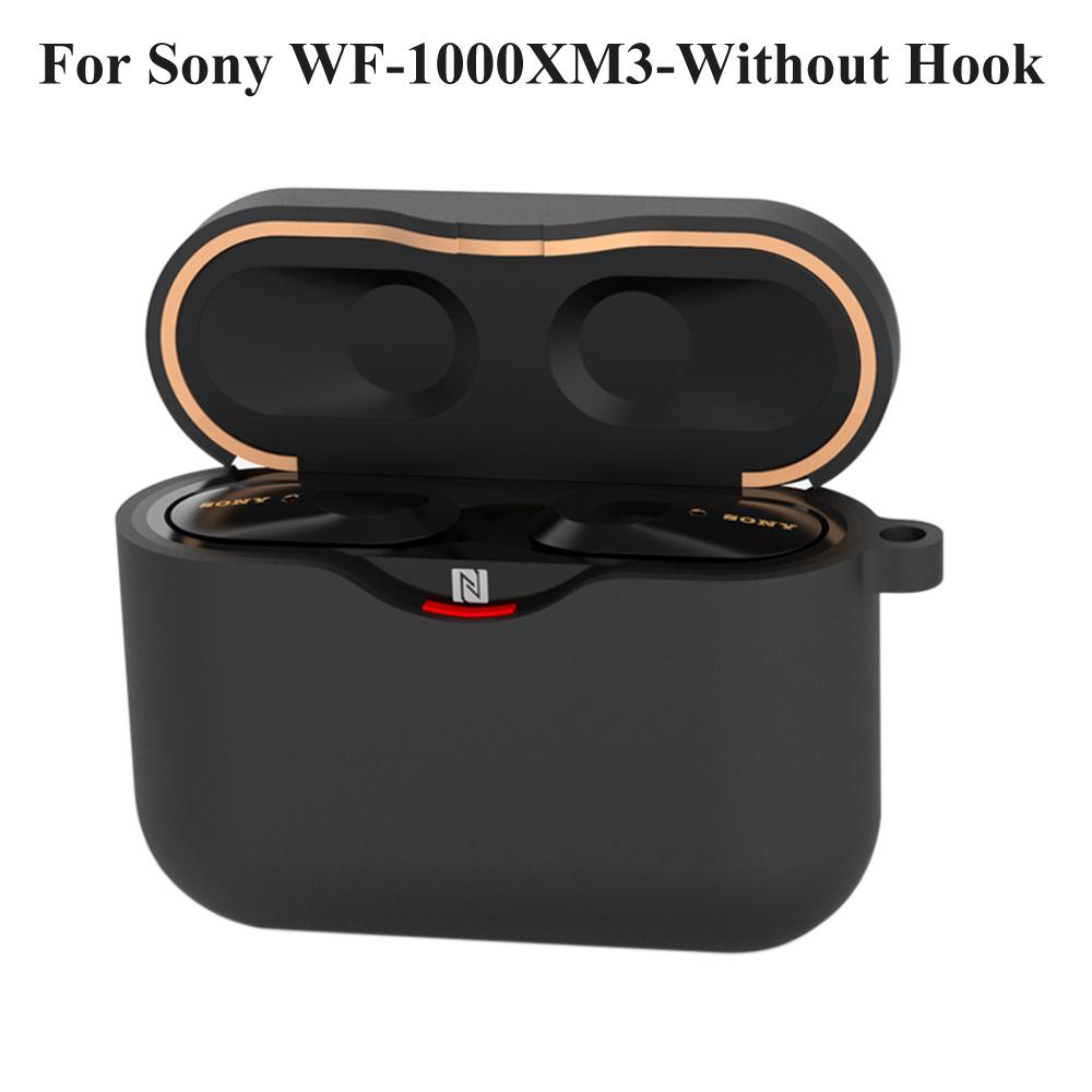 Case For SONY WF-1000XM3 Earphone Accessories Charging Box Cover Case For SONY WF 1000 XM3 WF-1000XM4 Shell with Anti-lost Hook