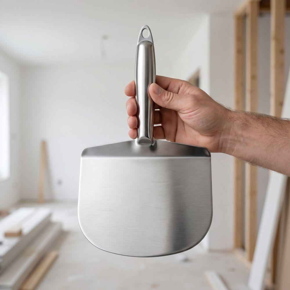 Heavy Duty Curved Trowel Thickened Plaster Trowel Durable Ash Scraper  Oil Workers