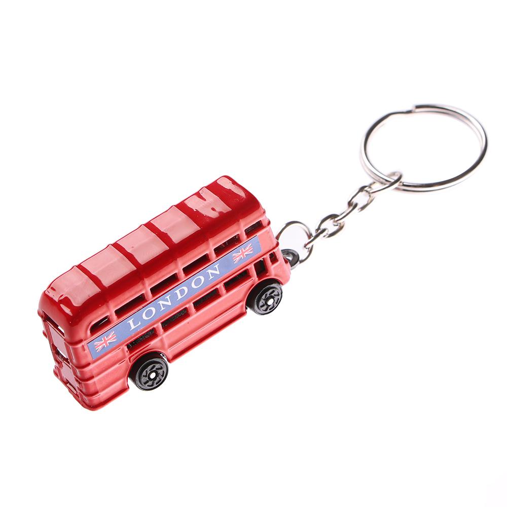 Trendy Mail Box London Bus Chain Telephone booth Jewelry Key Chain Key Ring Fashion Accessories