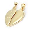 Les Trésors De Lily [E0239] - Gold Plated Pendant 'Ames Soeurs' Golden - 18x18 Mm