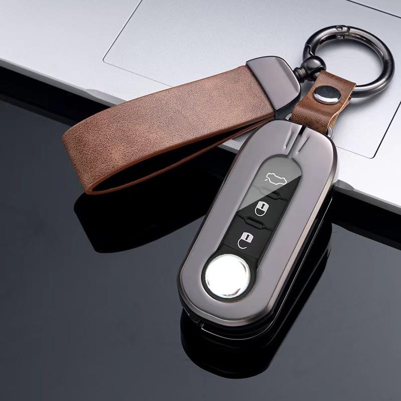 Новый металлический чехол-крышка для ключа автомобиля для Fiat Ducato 500 500L Panda Grande Punto Lancia Musa для Iveco Eurocargo Daily аксессуары