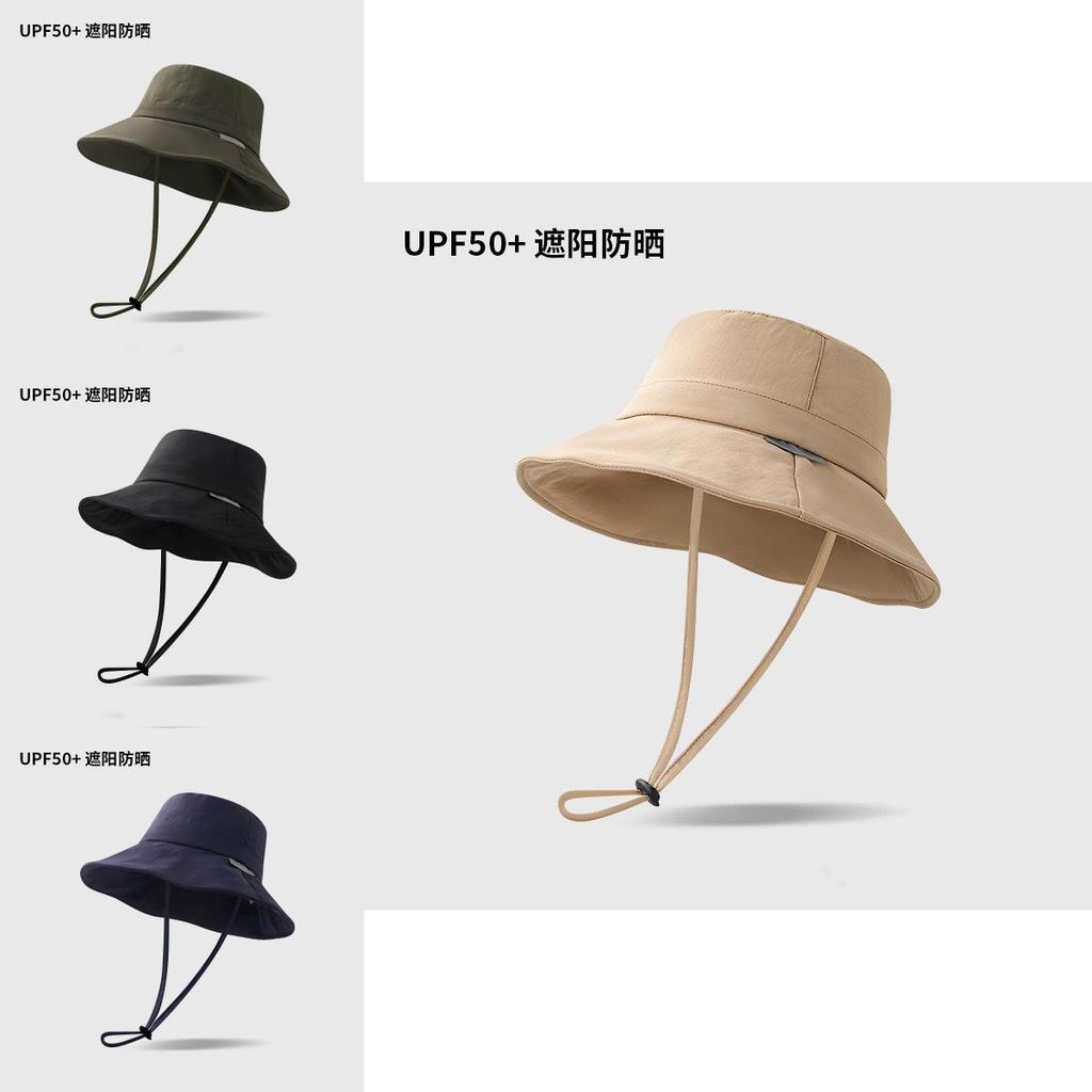 Outdoor Sun Protection Hat For Men Women With Wide Brim Breathable Ice Silk Summer Cap