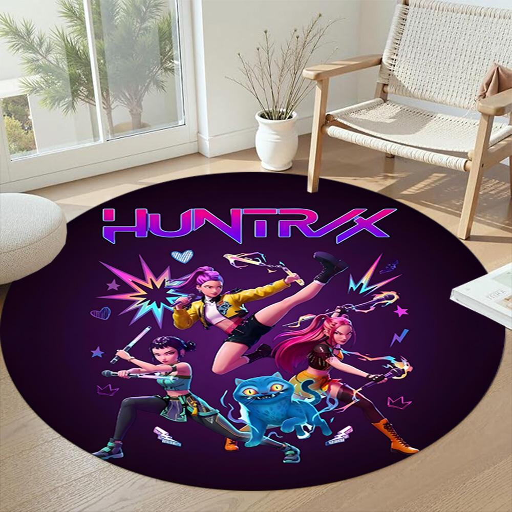 Colorful Stage Round Area Rug Perfect for Kitchen Living Rooms Bedrooms Dormitory Antislip Round Carpet Office home decor