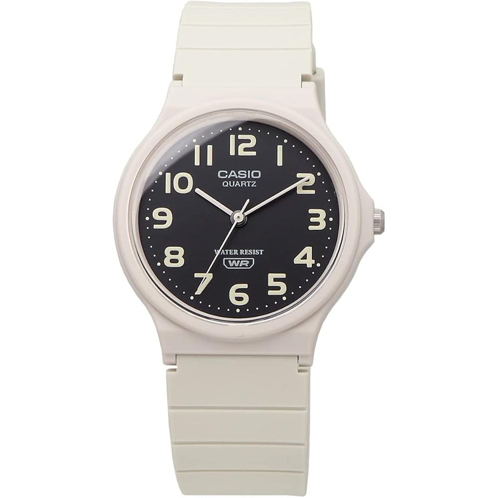 CASIO Analog Watch, Cheap Casio MQ-24UC-8B, Urethane Strap, Unisex, Matte Beige, Overseas Model [Parallel Import]