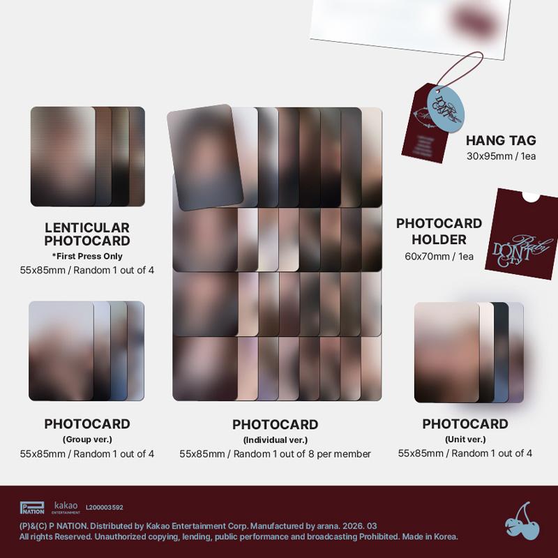 [ПРЕДЗАКАЗ] BABY DONT CRY – 1-й мини-альбом AFTER CRY (Розовый Вер. / Красная Вер.)