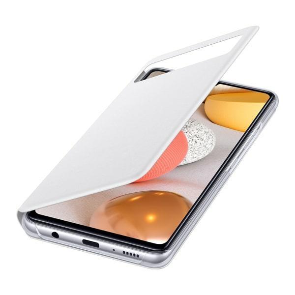 Etui do Samsung Galaxy A42 5G Samsung S View z klapką Białe