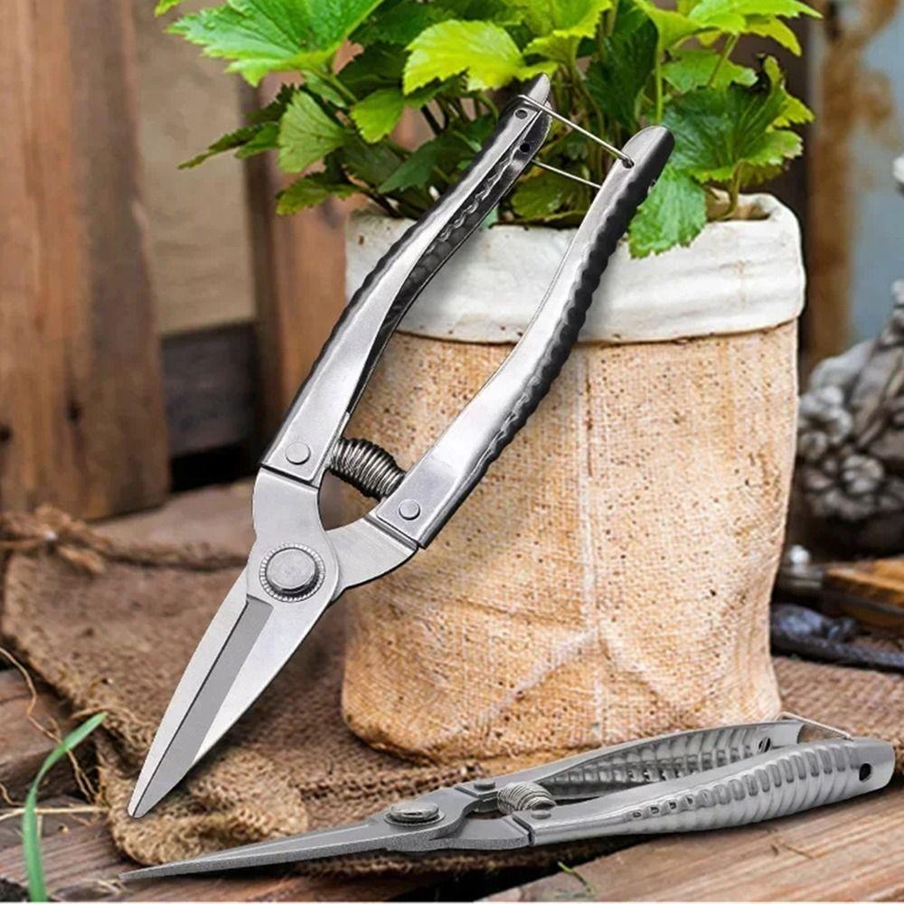 with Automatic Return Spring Branch Shears Stainless Steel Garden Branch Shear Hand Tools