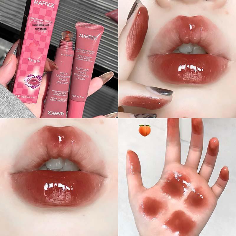 Сладкое шелковистое масло-эссенция для губ: Гладкое, увлажняющее средство для губ для уменьшения морщин и шелушения с преимуществами маски для губ