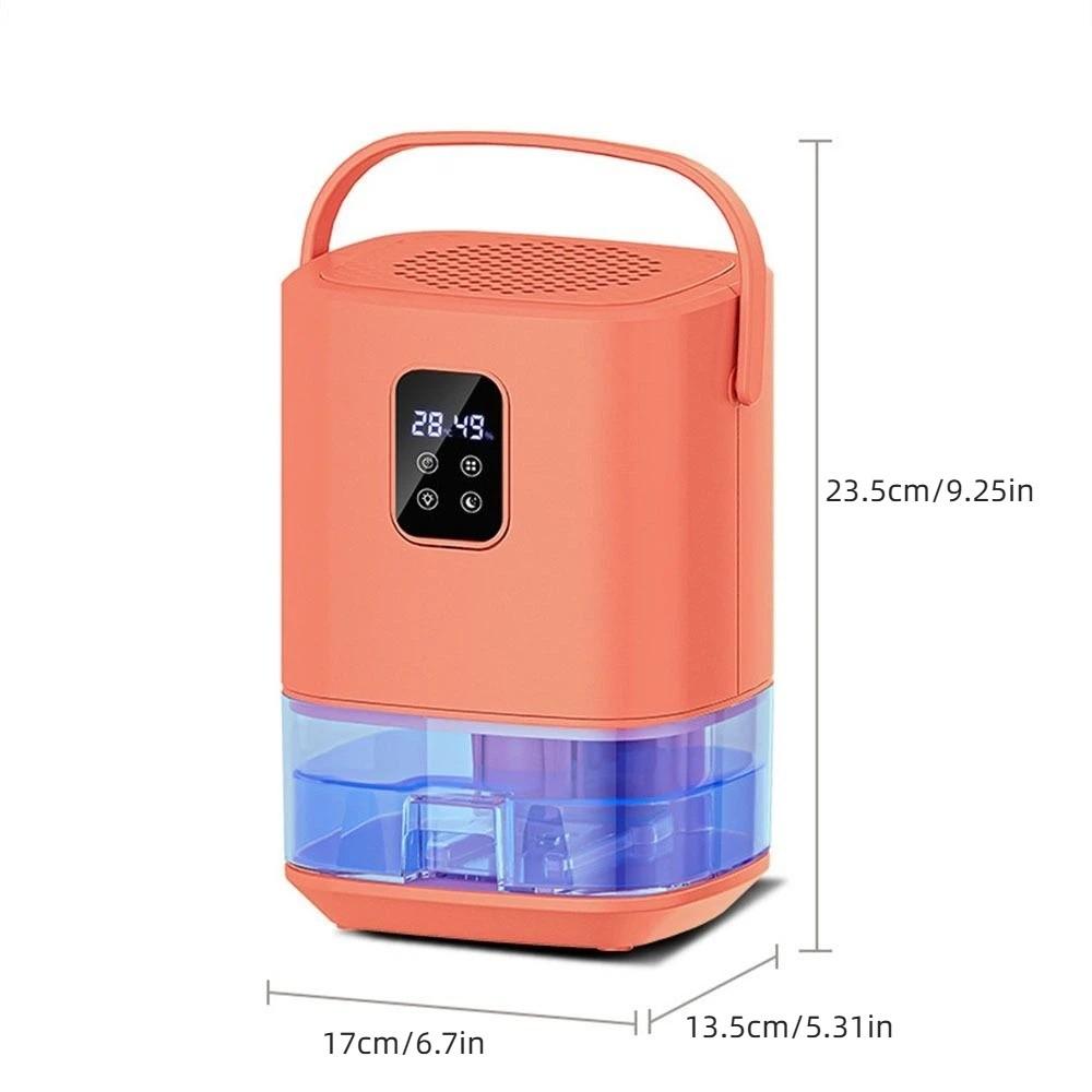 Moisture-Proof Mini Quiet Dehumidifier 1.5L Damp Eliminator Air Dehumidifier Bathroom