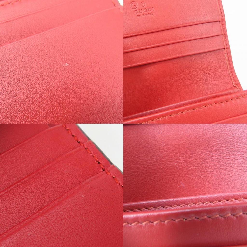 Used GUCCI Bifold Wallet 546372 Blooms Flower print GG Supreme Canvas Blue beige Compact wallet