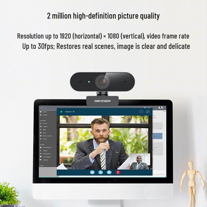 Hikvision E12 1080P HD USB Webcam