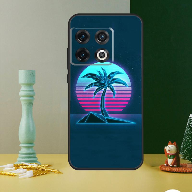 Neon Retrowave 80s Vintage Art Phone Case For OnePlus 13 12 11 9 10 Pro 13R 12R 8T 9RT 10T 10R Nord 4 CE 2 3 Lite N20 N30