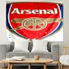 Arsenal F.C Print Tapestry, Lightweight Wall Hanging, for Bedroom, Dorm, Living Room, Home Art Decor - Birthday Christmas Gift for Friends