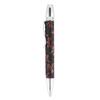 Penmode Leather Ballpoint Dragonfly Dragonfly Black x 135mm Long Pen, Long, Inden, Pattern, Red,