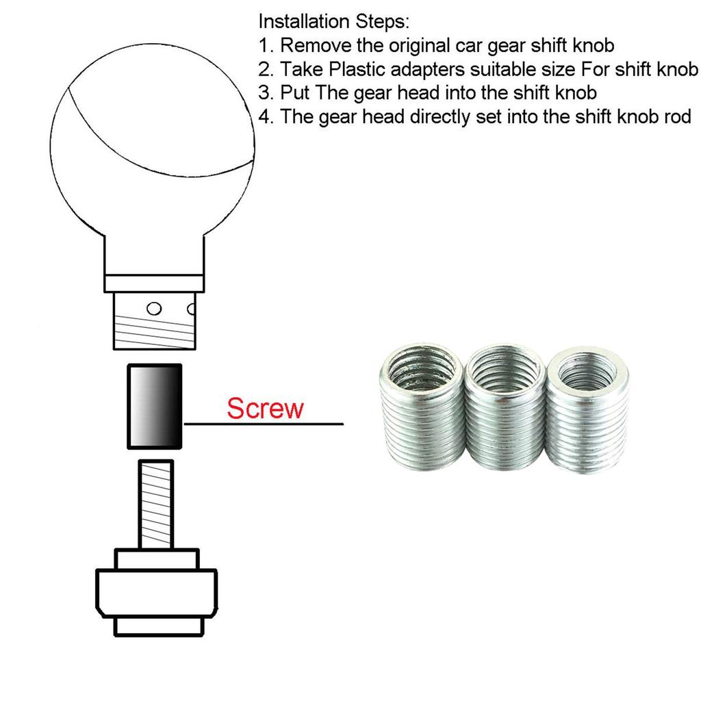 Abfer Ручка рычага переключения передач в форме шара из смолы для автоматического/механического автомобиля, универсальные автомобильные аксессуары, интерьер (синий)