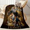 Journey Through Middle-earth Personalized Name Blanket Lightweight Customizable Blanket Soft Warm Cozy Suitable for Living Room Bedding Chair Sofa